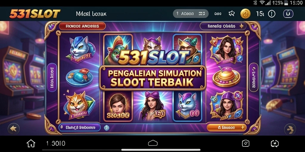 Tampilan menarik dari gameplay 531SLOT dengan berbagai tema slot.