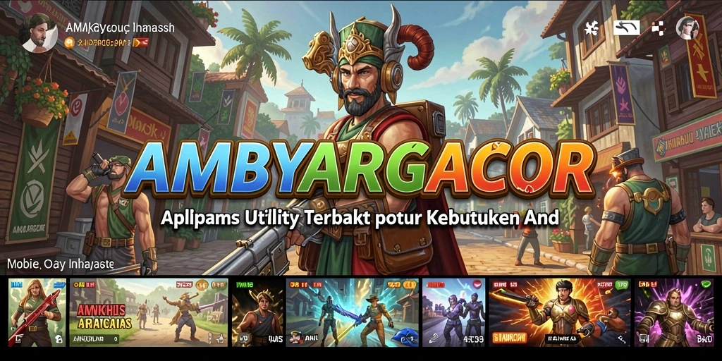 Tampilan aplikasi AMBYARGACOR yang intuitif untuk utility.