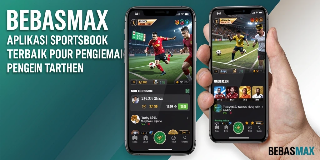 Tampilan menarik dalam aplikasi BEBASMAX dengan fitur Sportsbook.