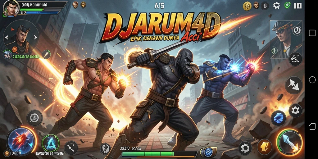 Tangkapan layar gameplay <strong>DJARUM4D</strong> menampilkan pertarungan yang seru dan menegangkan.