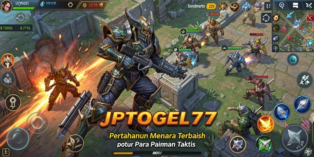 Tampilan menarik dari gameplay Tower Defense JPTOGEL77 yang menantang.
