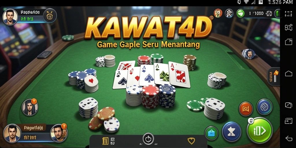 Screenshot gameplay Gaple yang menarik dan interaktif.