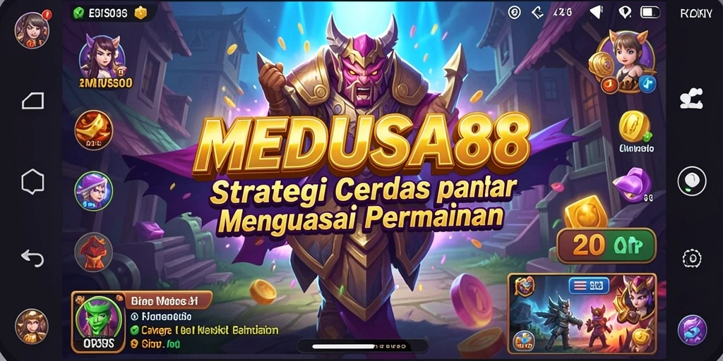 Tampilan gameplay MEDUSA88 yang mendebarkan dan strategis.