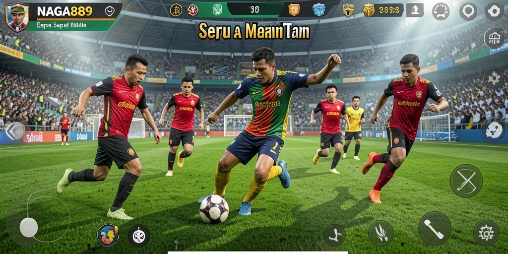 Tampilan grafis mendetail dari gameplay seru NAGA889 yang penuh aksi.