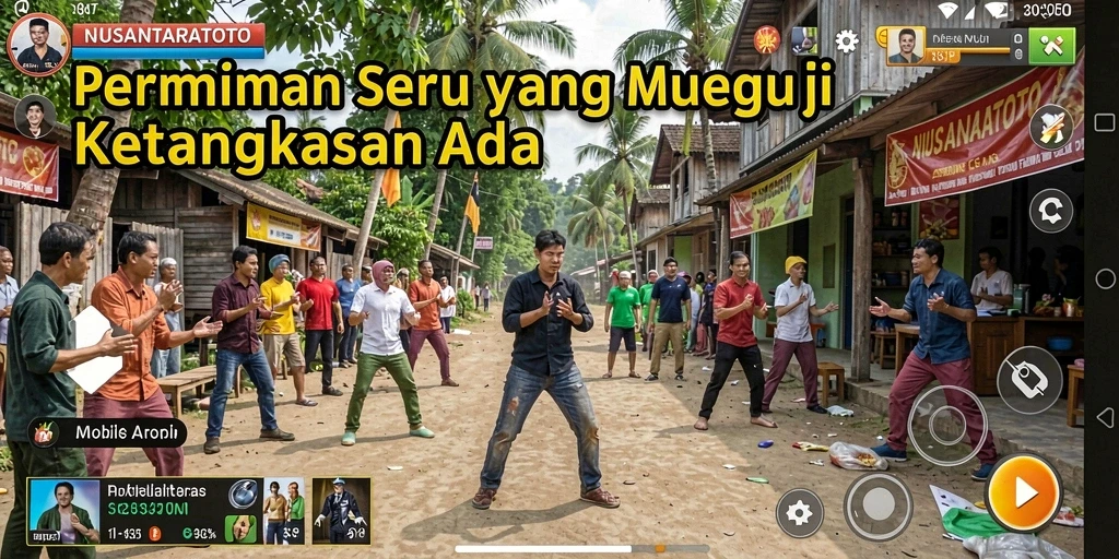 Tampilan gameplay seru dan interaktif NUSANTARATOTO.