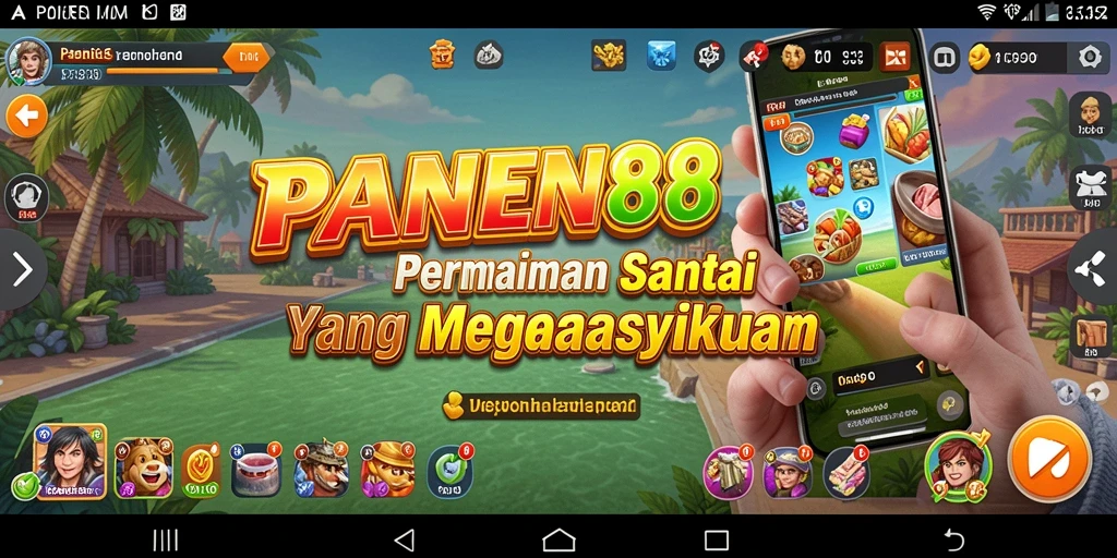 Tampilan menarik dari gameplay PANEN88 yang penuh warna.