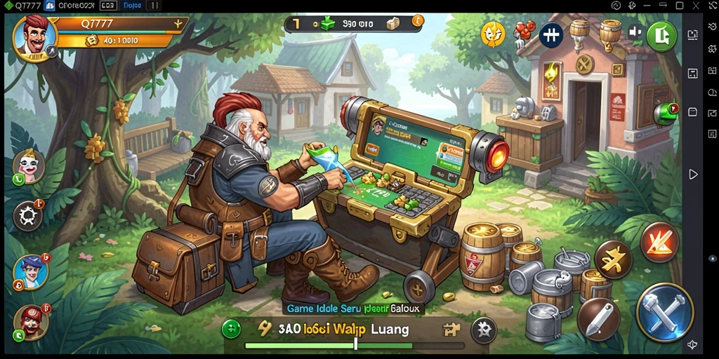 Tampilan gameplay QT777 yang menakjubkan dan interaktif.