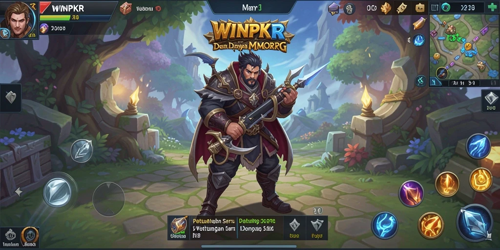 Gameplay seru di dunia fantasi WINPKR yang menakjubkan.